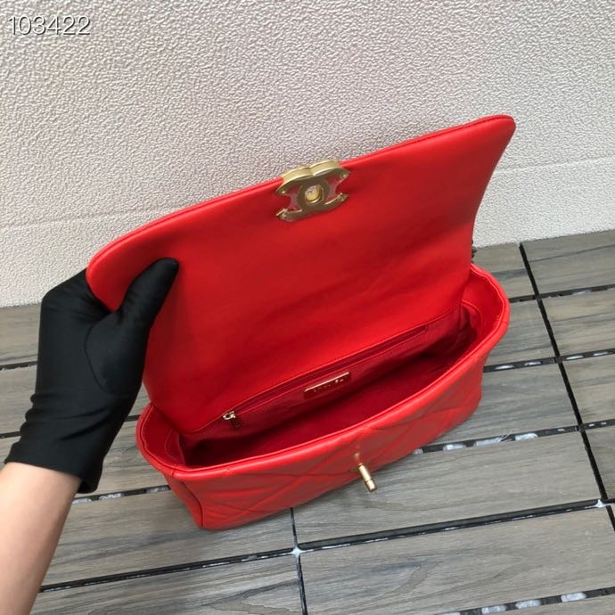 Ch**el AS1161 Handbag 30cm Red