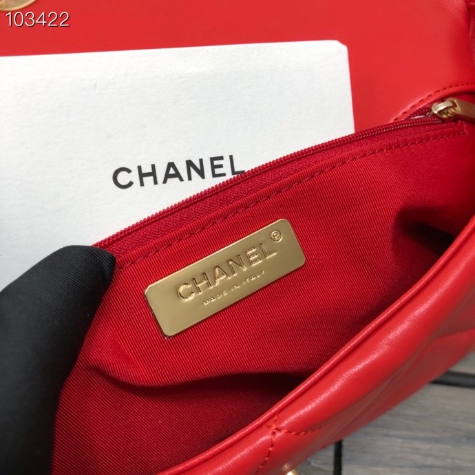 Ch**el AS1161 Handbag 30cm Red