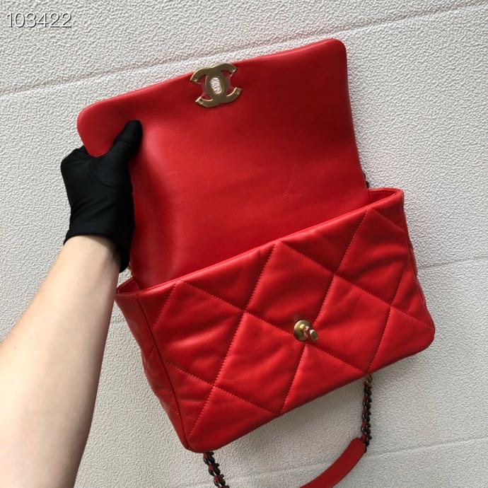 Ch**el AS1161 Handbag 30cm Red