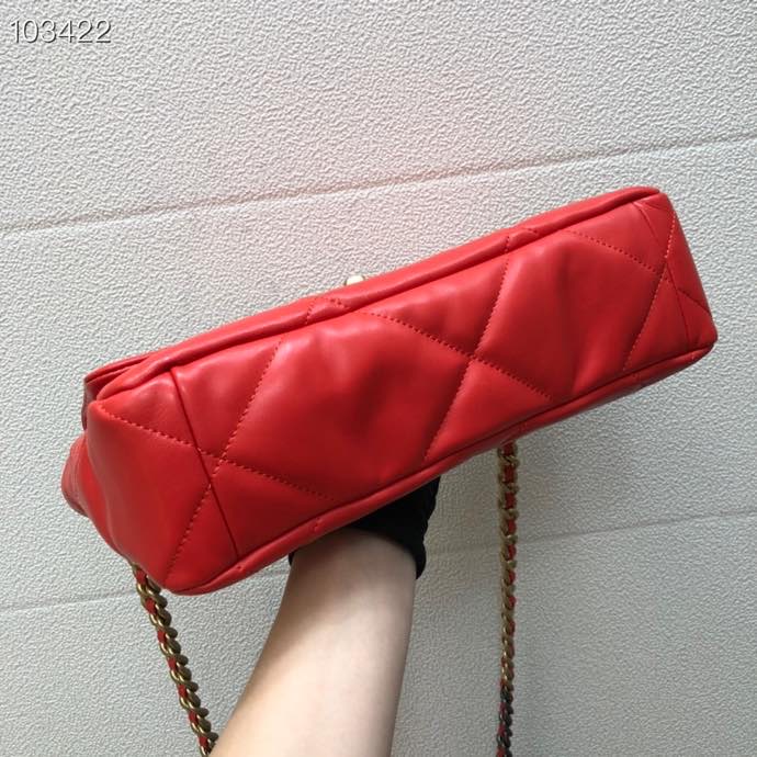 Ch**el AS1161 Handbag 30cm Red