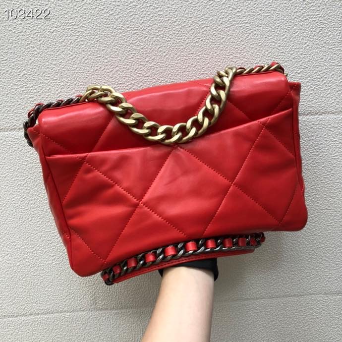 Ch**el AS1161 Handbag 30cm Red