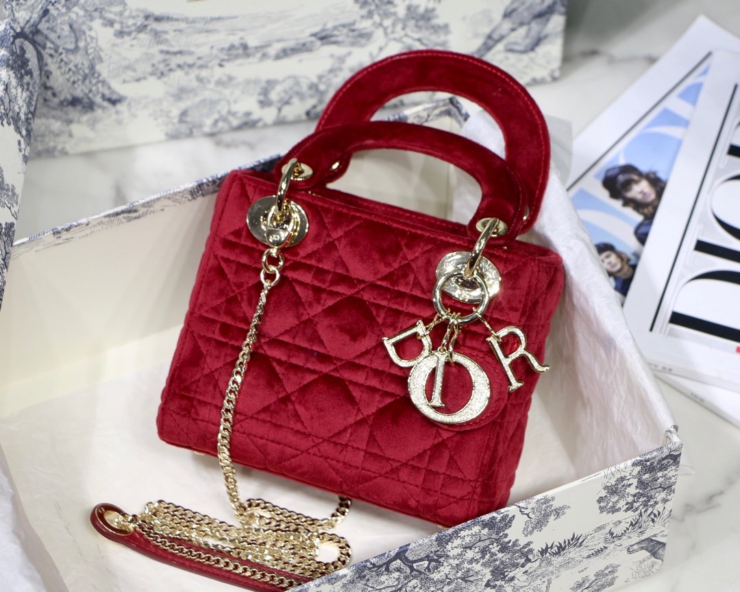 Lady D10r Mini Bag 17cm Red