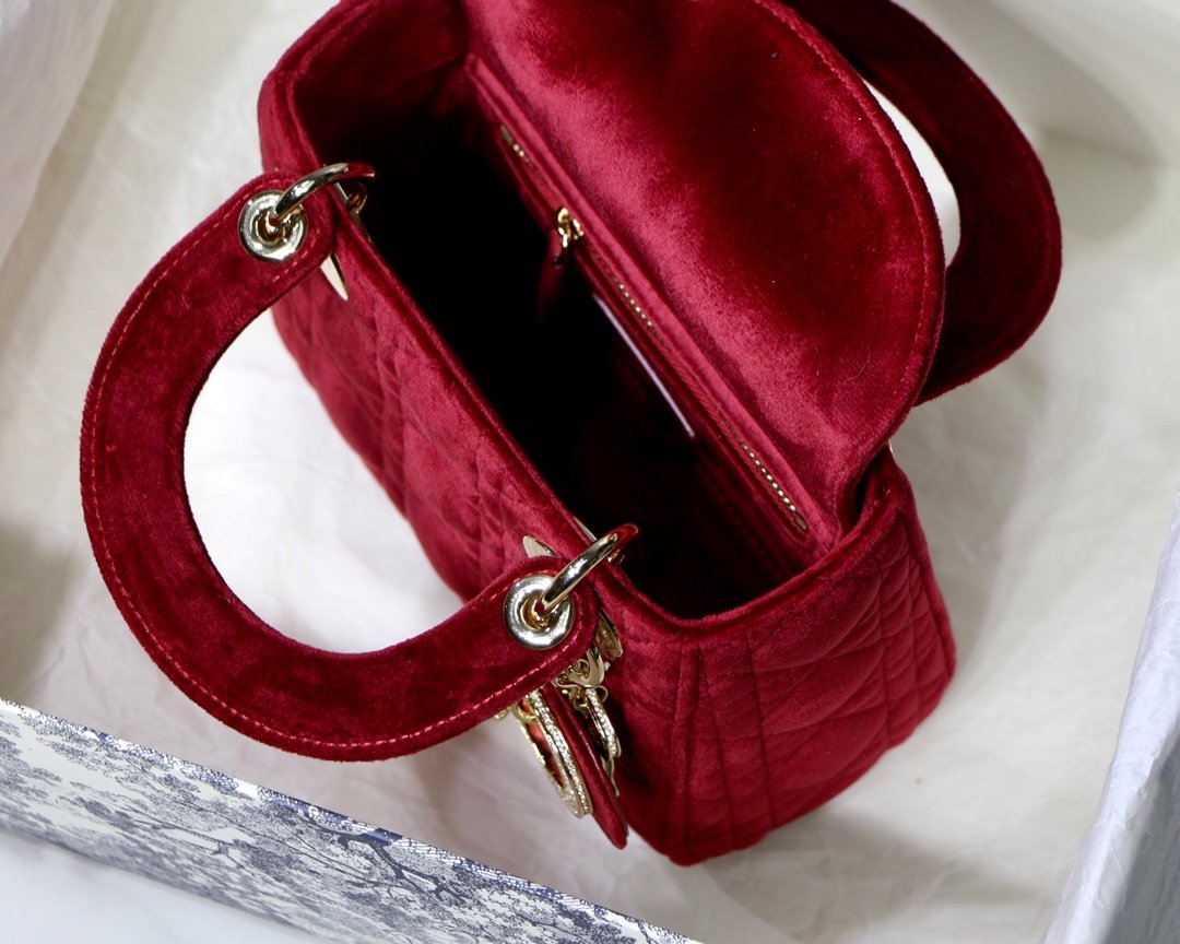 Lady D10r Mini Bag 17cm Red