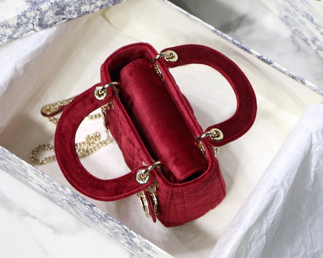 Lady D10r Mini Bag 17cm Red