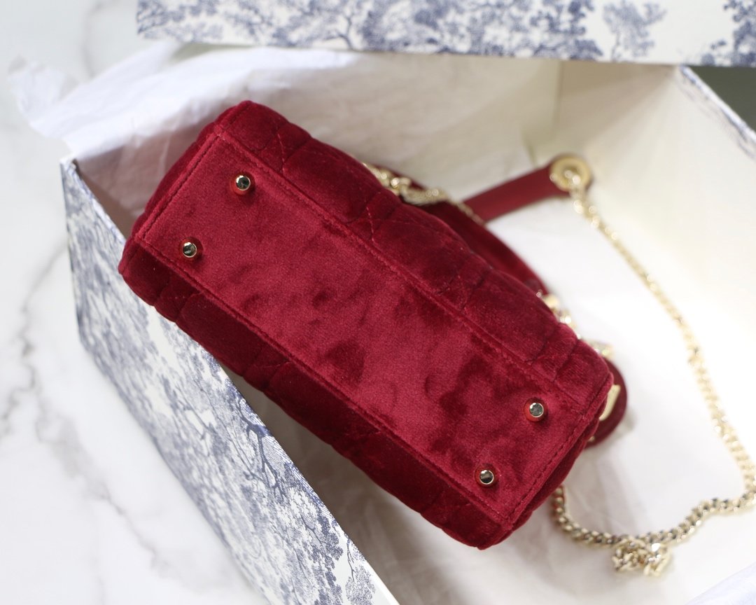 Lady D10r Mini Bag 17cm Red