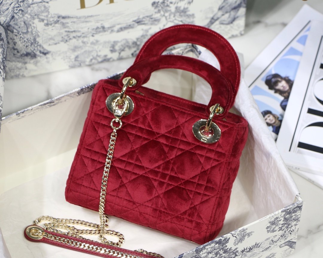 Lady D10r Mini Bag 17cm Red