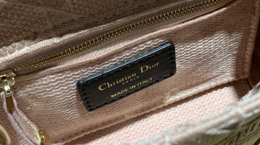 Chr1st1an D10r bag 17cm Pink