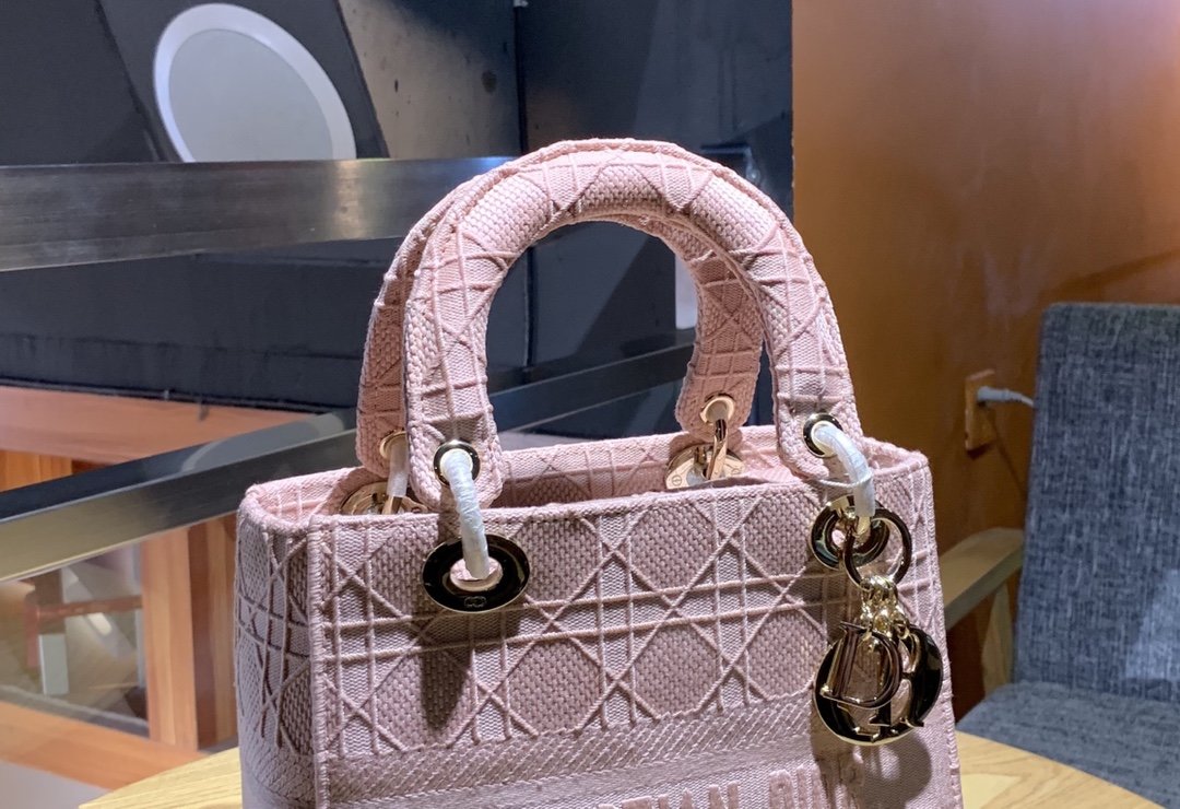 Chr1st1an D10r bag 24cm Pink
