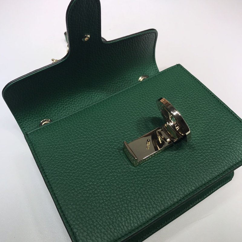 Gvc*1 510304 Interlocking Chain Leather Cross Body Bag 004