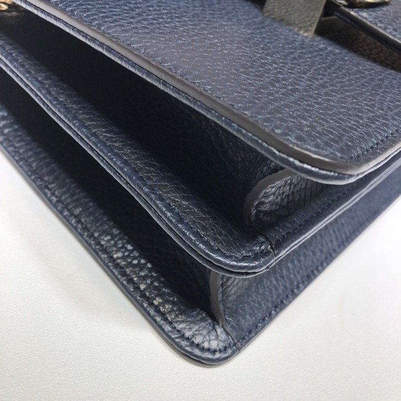 Gvc*1 510304 Interlocking Chain Leather Cross Body Bag 005