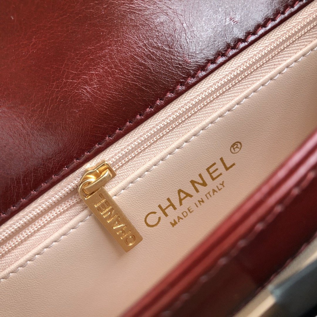 Ch**el flap bag 19cm