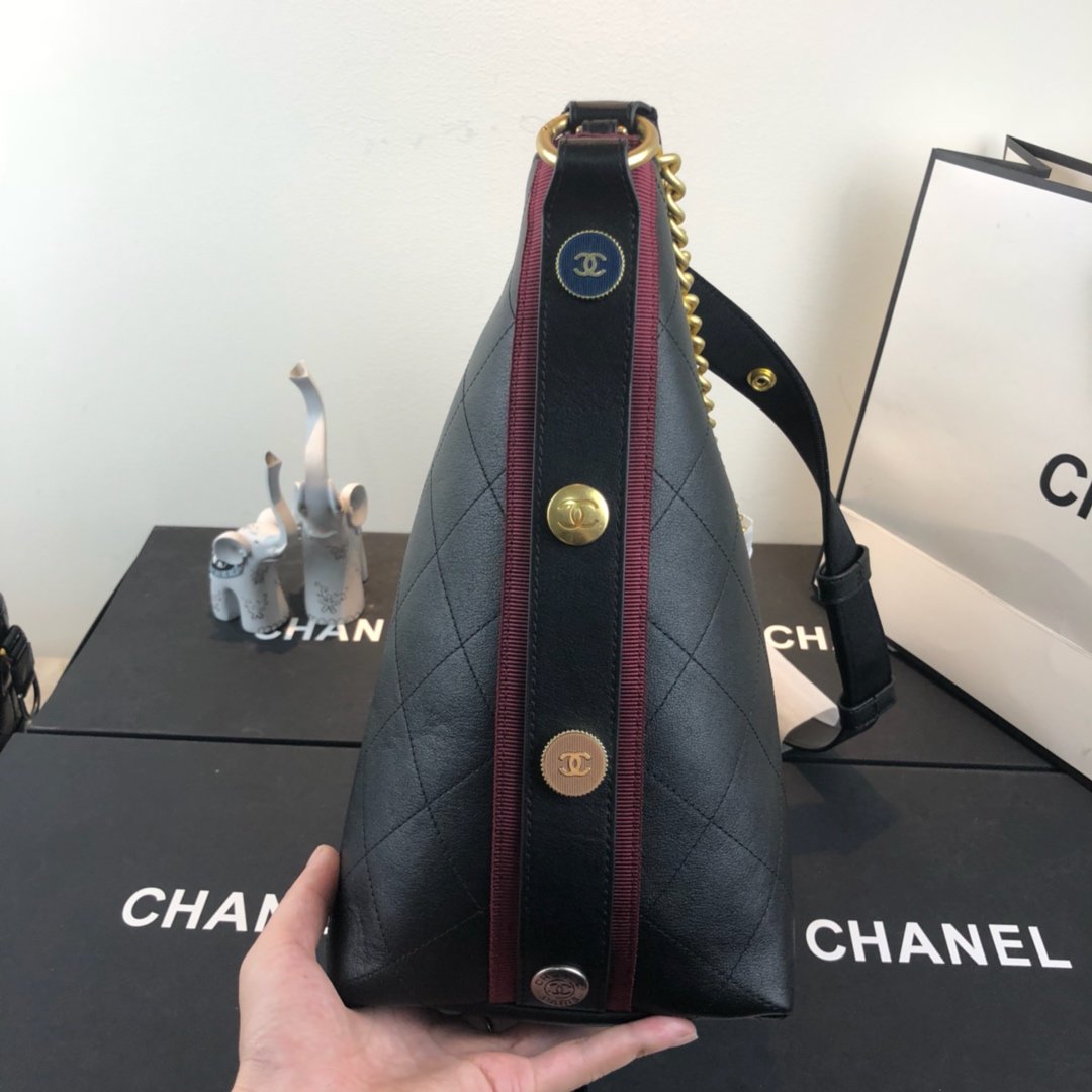 Ch**el Hobo Handbag A57573 29cm