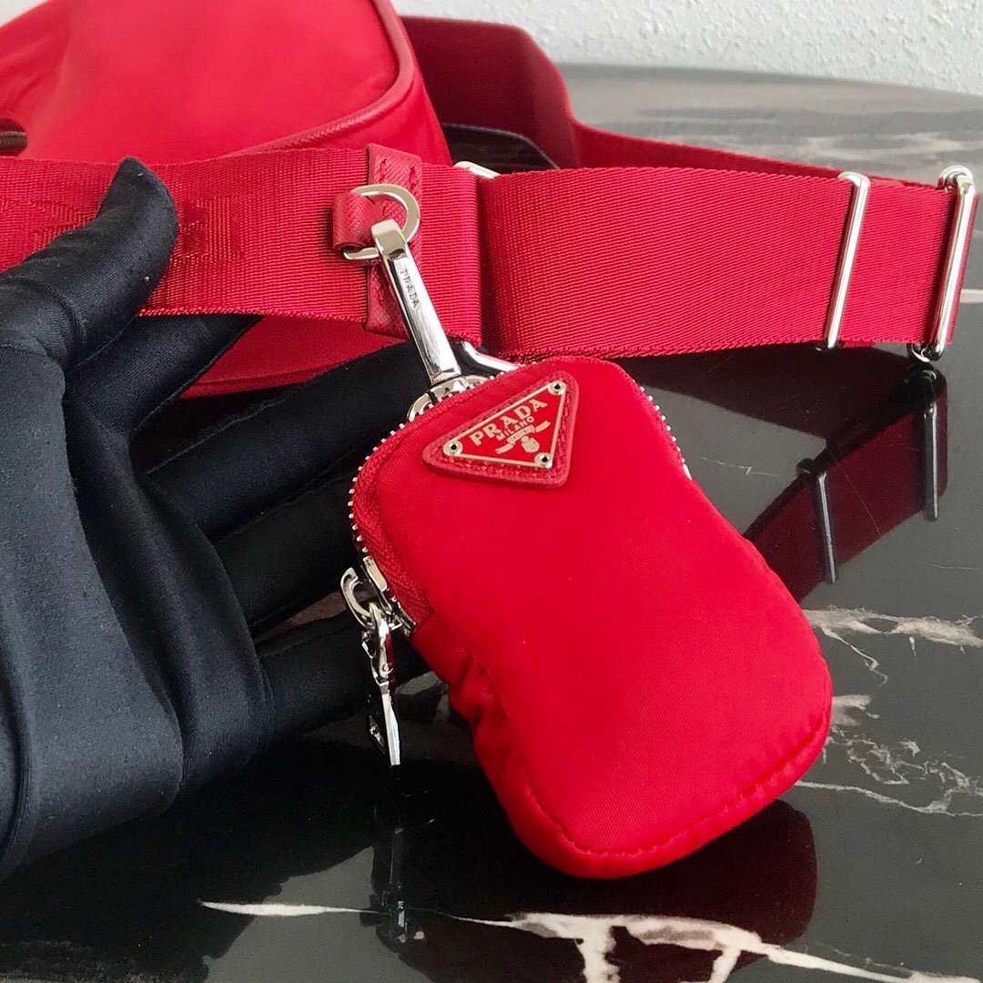Pra*a Nylon Hobo Bag 22cm 001