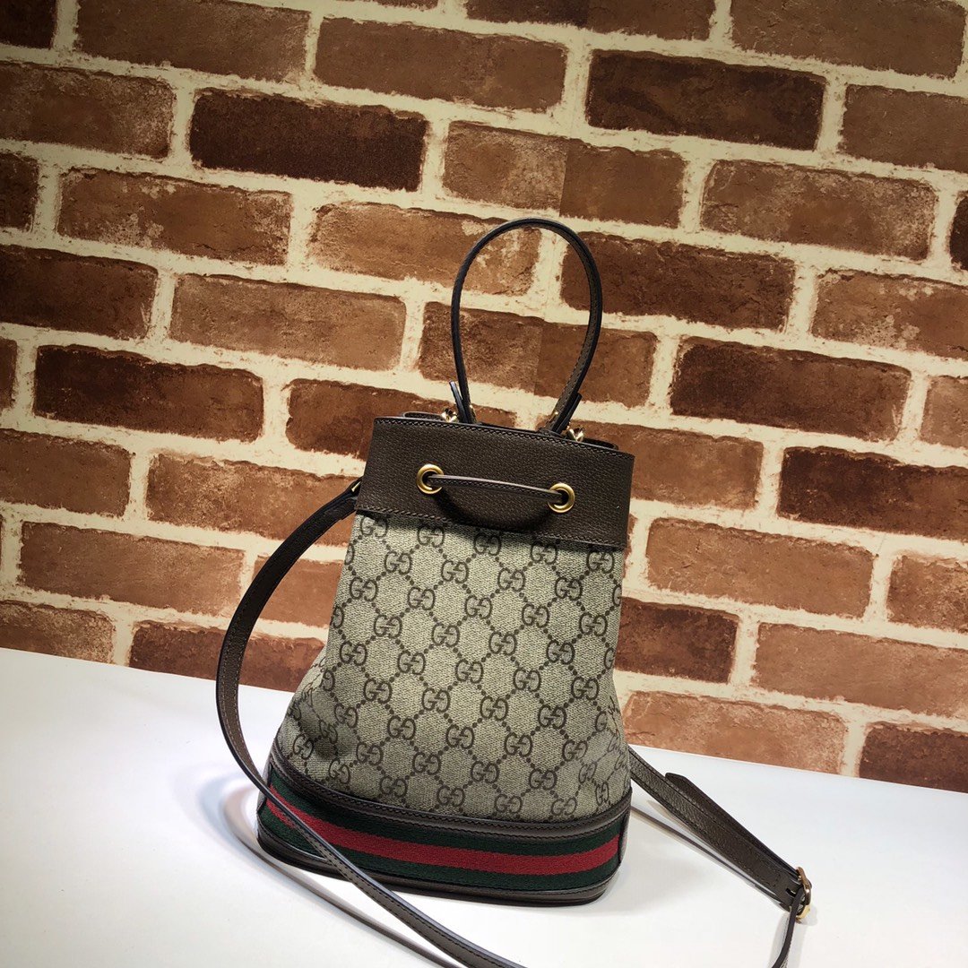 Gvc*1 Ophidia small GG bucket bag