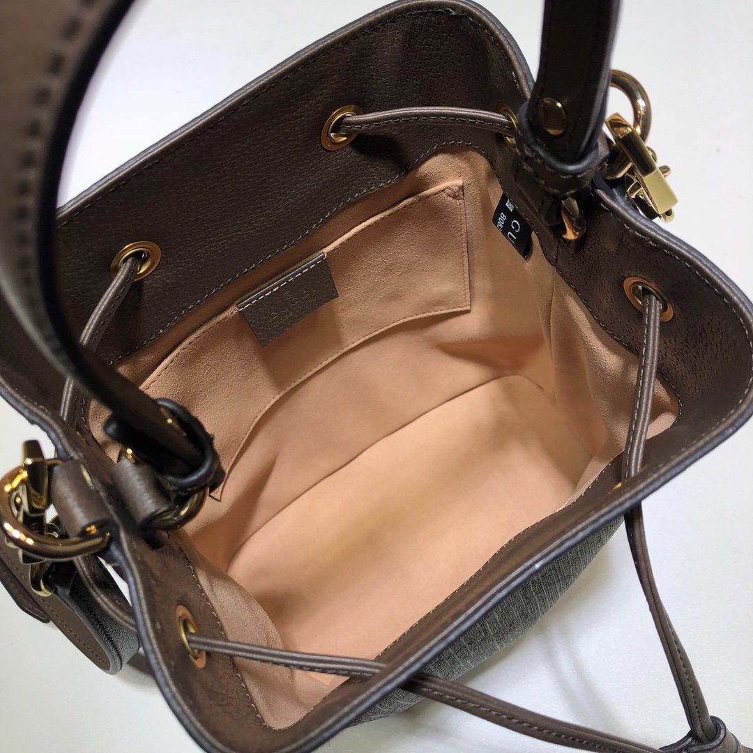 Gvc*1 Ophidia small GG bucket bag