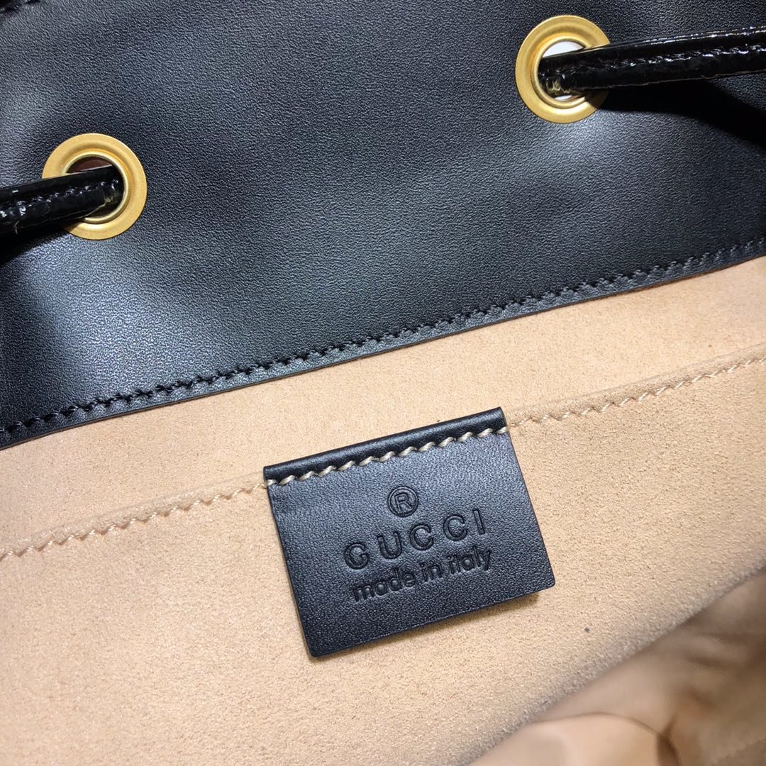 Gvc*1 Ophidia small GG bucket bag 002