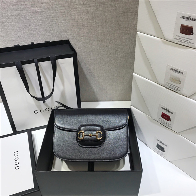 Gvc*1 1955 horsebit shoulder bag black