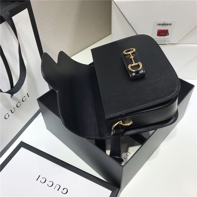 Gvc*1 1955 horsebit shoulder bag black