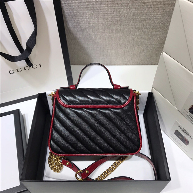 Gvc*1 gg marmont mini top handle bag 583571