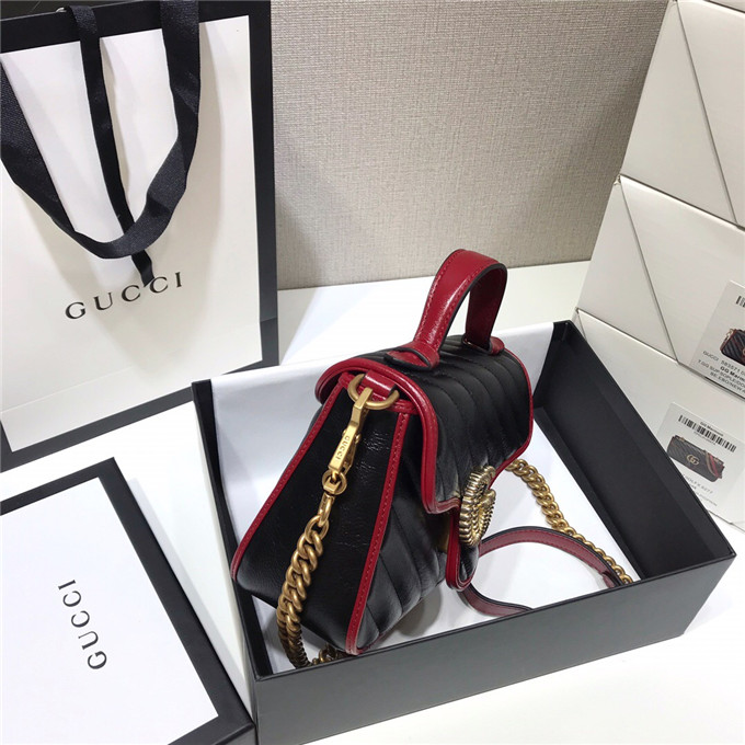 Gvc*1 gg marmont mini top handle bag 583571