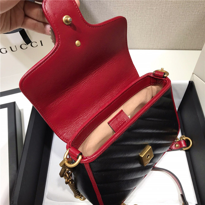 Gvc*1 gg marmont mini top handle bag 583571