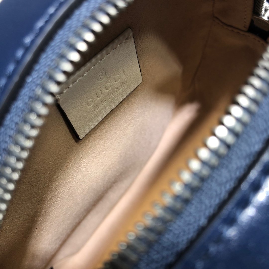 GG Marmont mini round shoulder bag