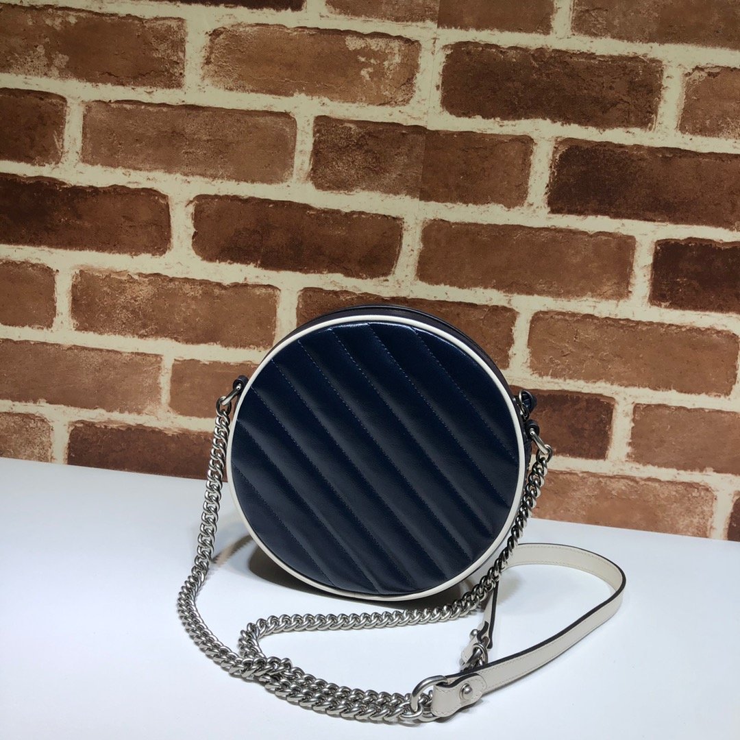 GG Marmont mini round shoulder bag