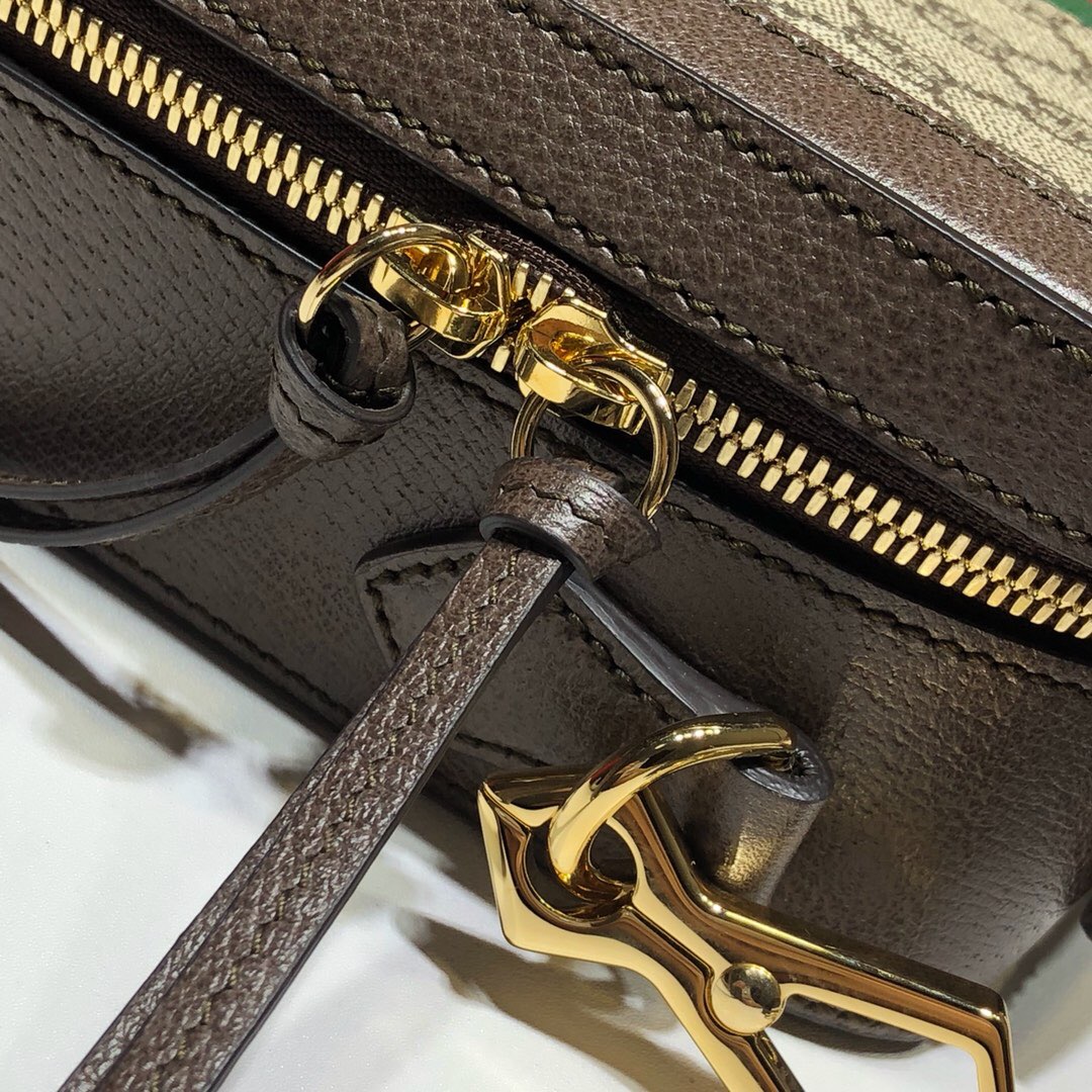 Gvc*1 Small Ophidia Gg Svp*me Canvas Shoulder Bag