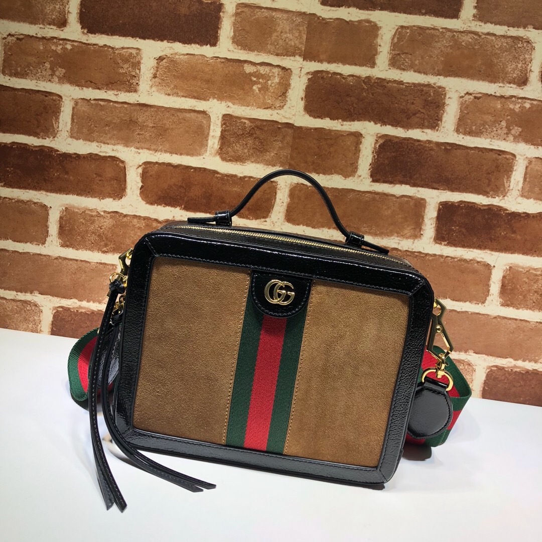 Gvc*1 Small Ophidia Gg Svp*me Canvas Shoulder Bag 002