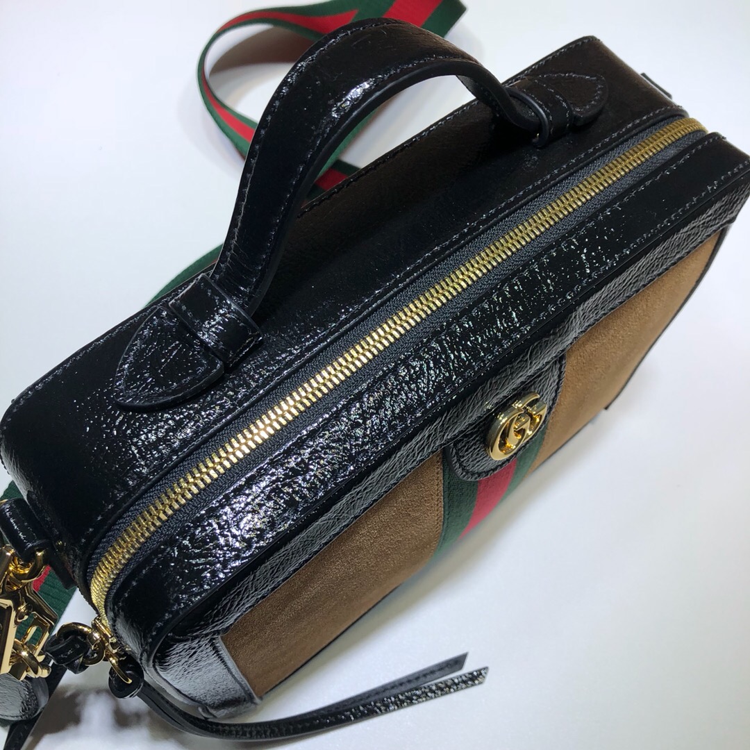 Gvc*1 Small Ophidia Gg Svp*me Canvas Shoulder Bag 002