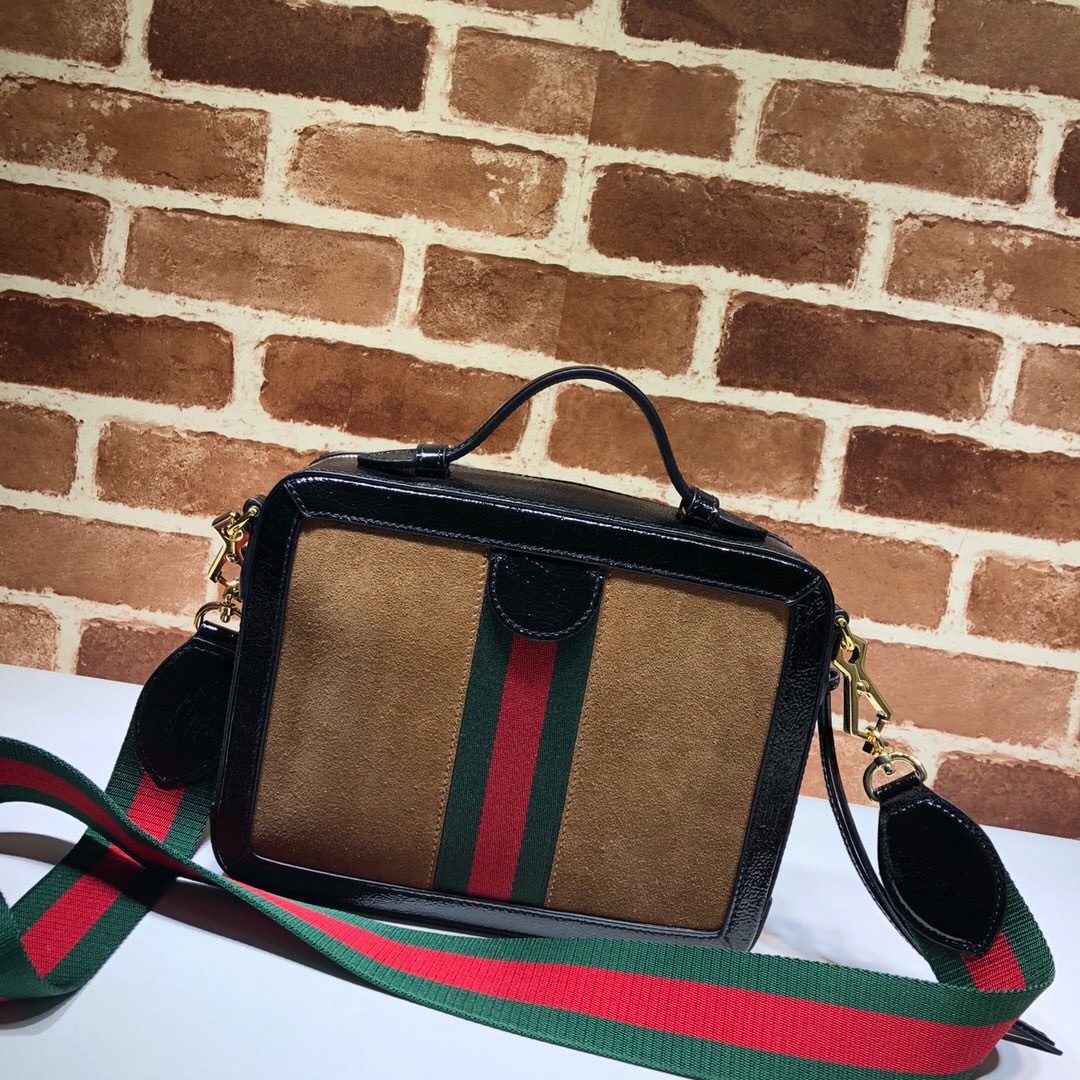 Gvc*1 Small Ophidia Gg Svp*me Canvas Shoulder Bag 002