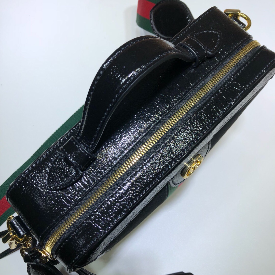 Gvc*1 Small Ophidia Gg Svp*me Canvas Shoulder Bag 004