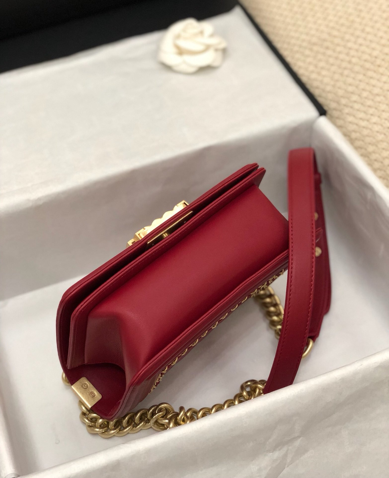 Ch**el Leboy bag 20cm Red