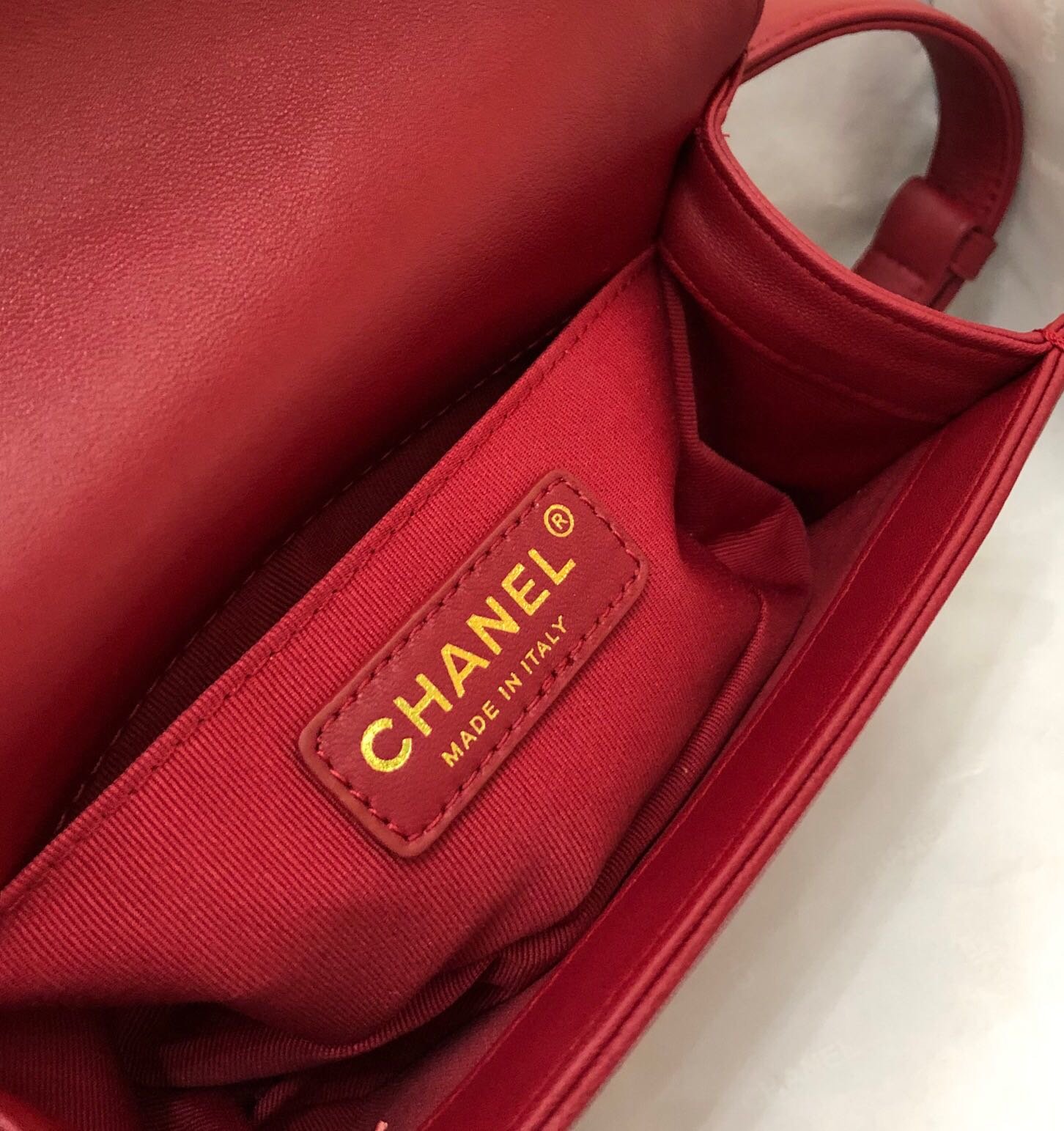 Ch**el Leboy bag 20cm Red