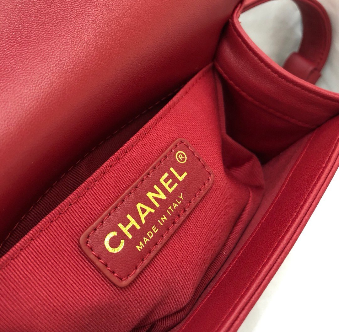 Ch**el Leboy bag 25cm Red