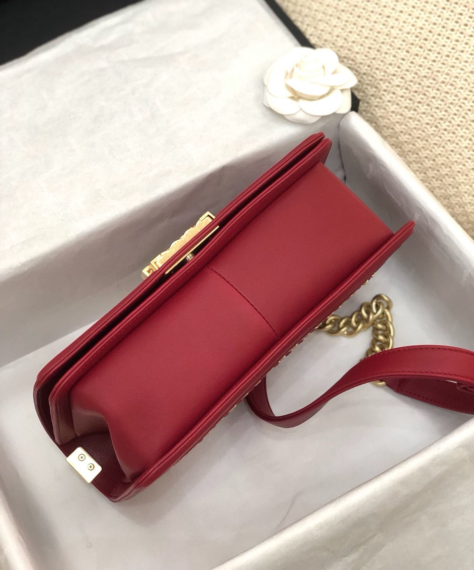 Ch**el Leboy bag 25cm Red
