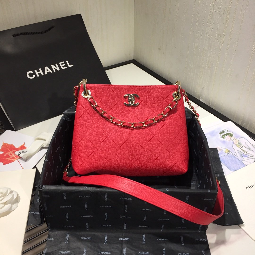 Ch**el 2020 SS AS1461 Bag Red