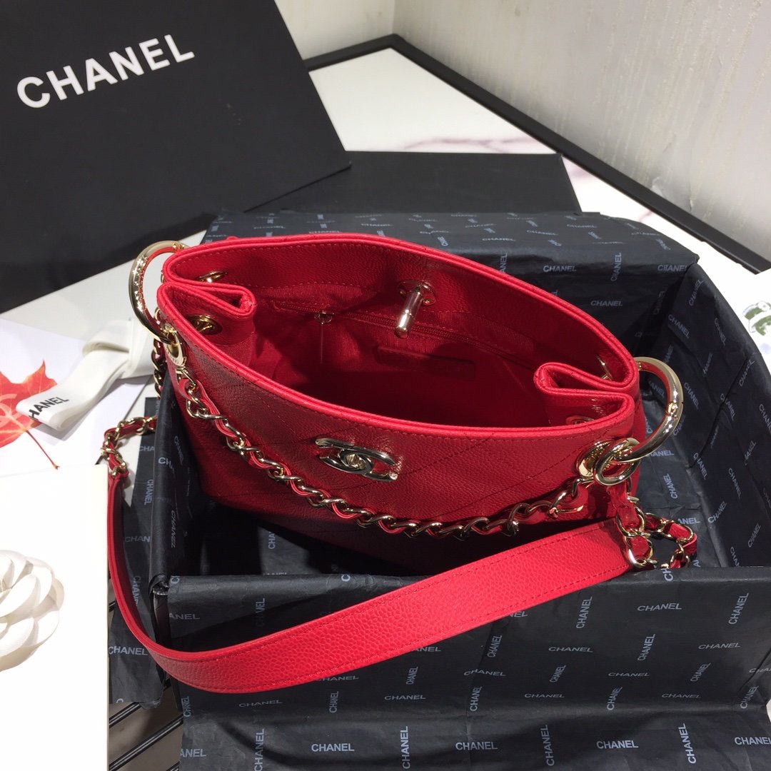 Ch**el 2020 SS AS1461 Bag Red