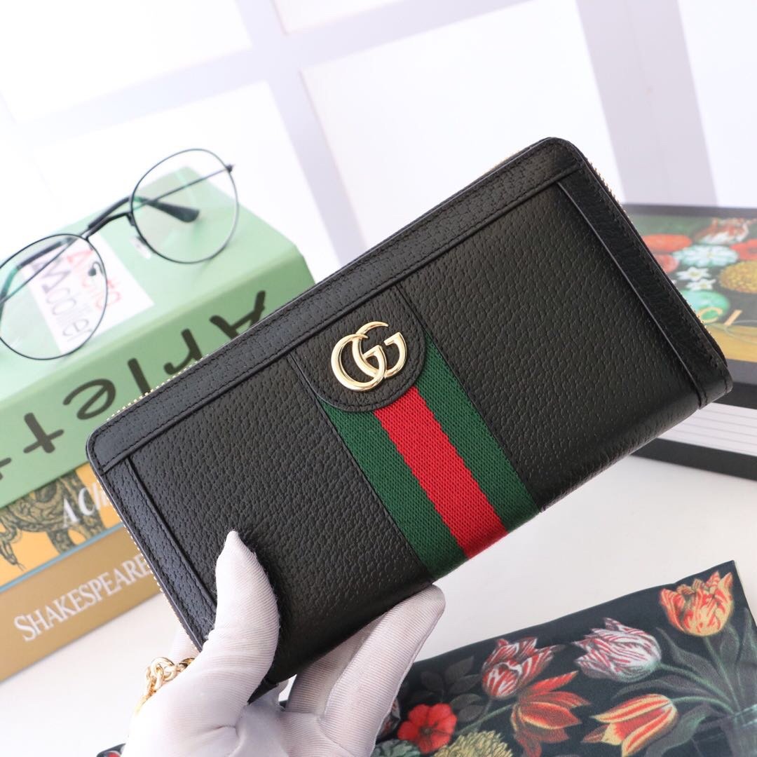 Gvc*1 Ophidia Zip Around Wallet black