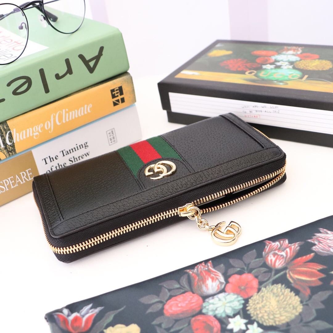 Gvc*1 Ophidia Zip Around Wallet black