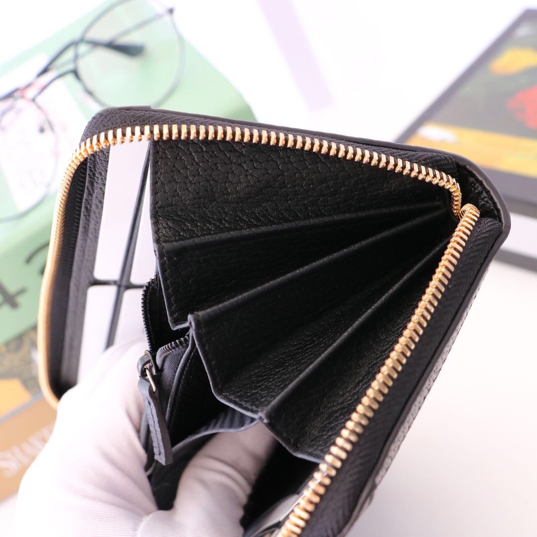 Gvc*1 Ophidia Zip Around Wallet black