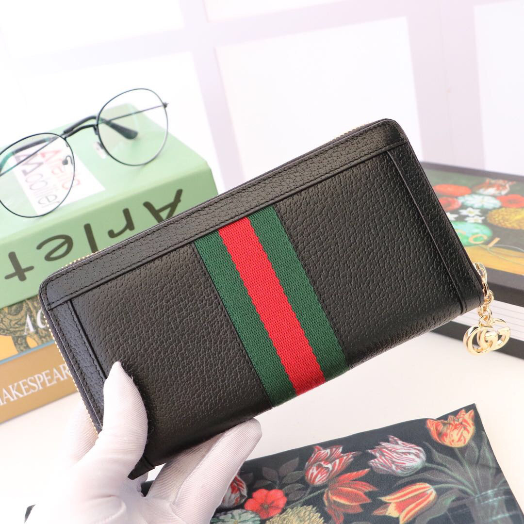 Gvc*1 Ophidia Zip Around Wallet black