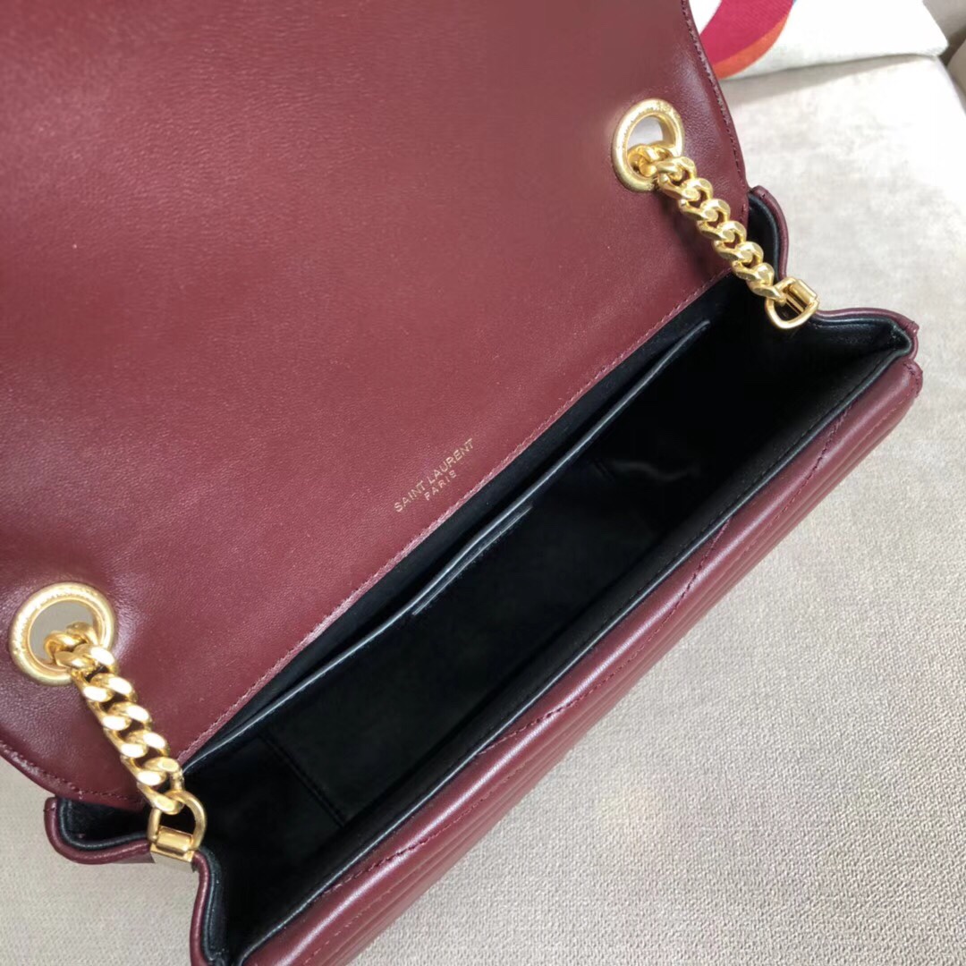 Y51 sulpice medium matelasse leather bag 24cm