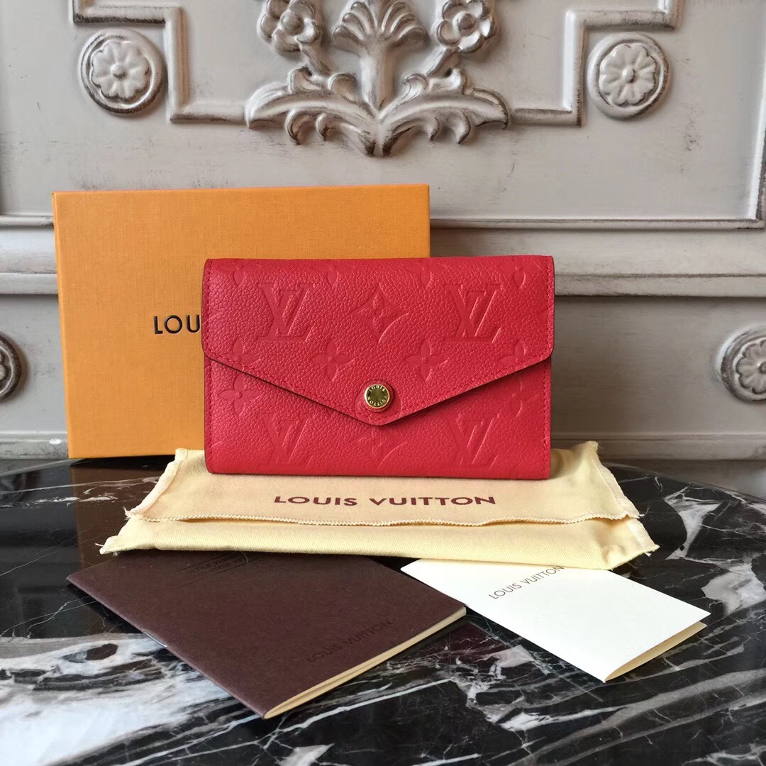 L0vis Vvtt0n Red Compact Curieuse M60568 Wallet
