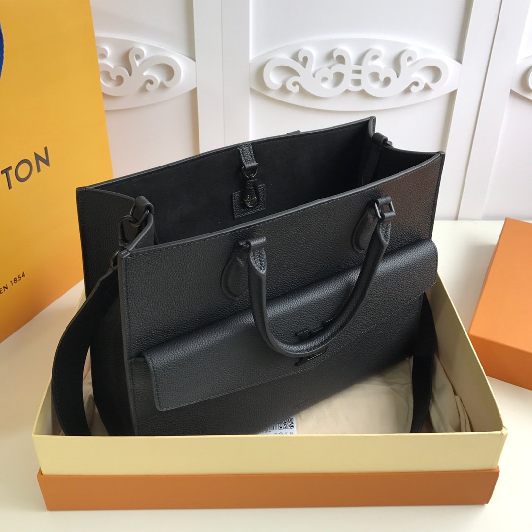 L0vis Vvtt0n Lockme large Tote M55846 Black