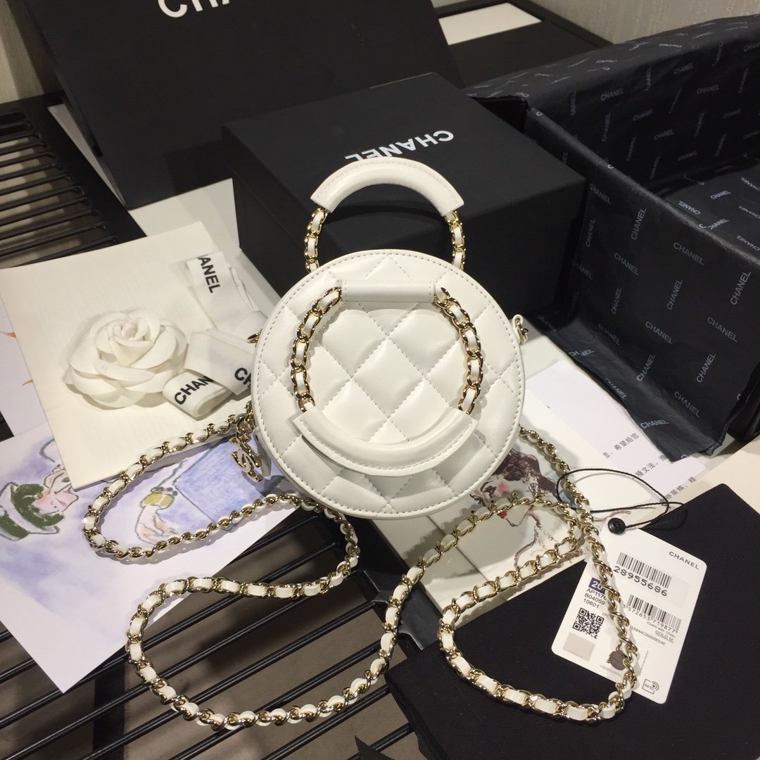 Ch**el 2020 Pouches Cosmetic Bags white