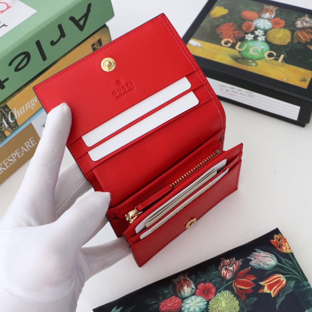 Gvc*1 GG Blooms wallet