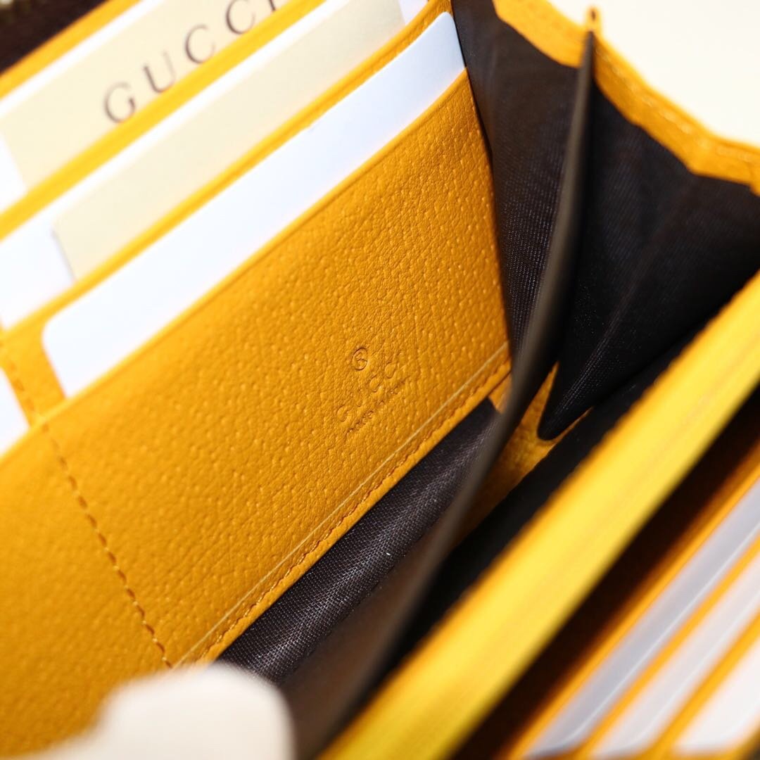 Gvc*1 Vintage GG Svp*me zip around wallet 473953