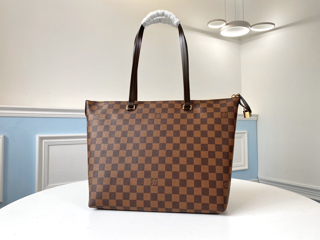 LV Damier Ebene IENA MM Handbag N41013