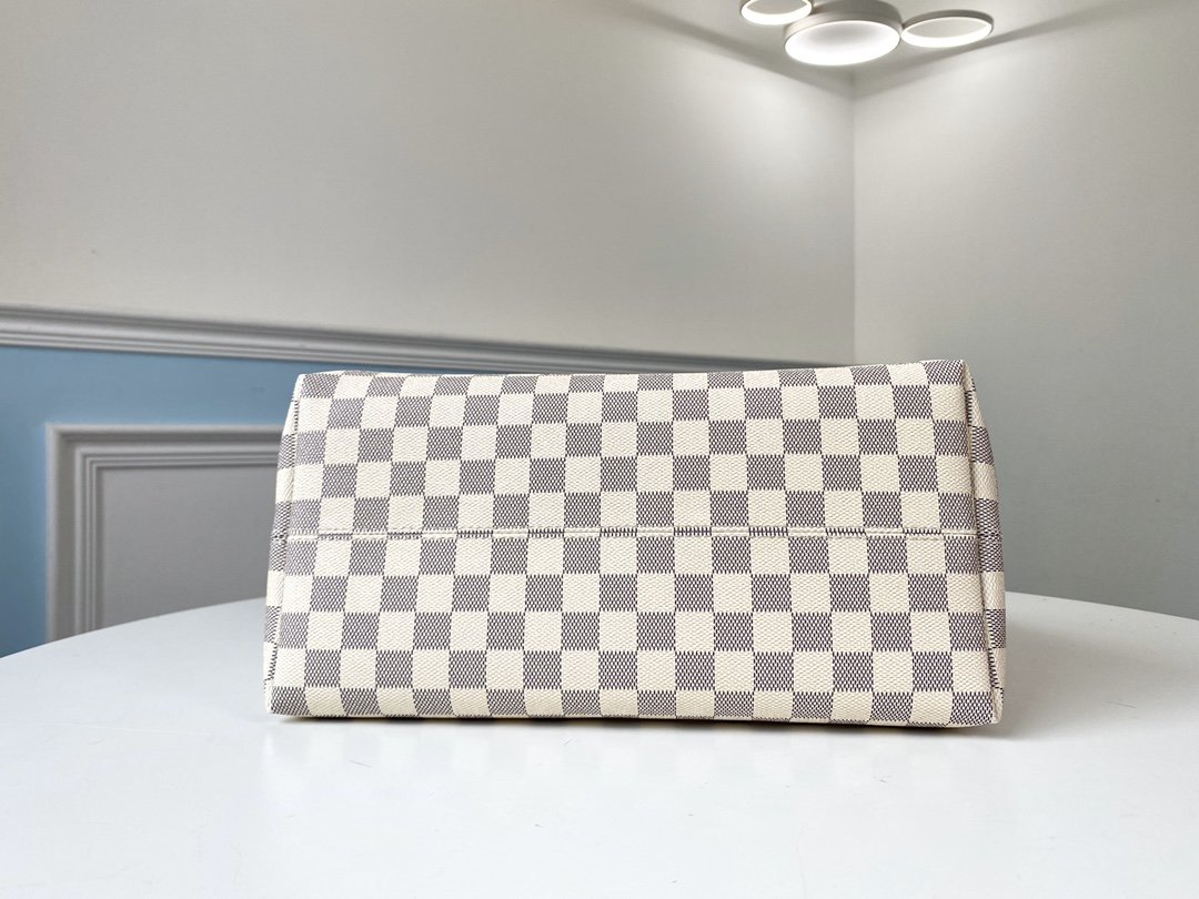 LV Damier Azur Canvas IENA MM Handbag N44040